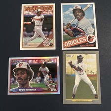 Eddie Murray Modern Insert 4 Card Topps 2020 - 2024 Orioles & Rainbow Foil