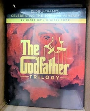 NEW The Godfather Trilogy (50th Anniversary) (4K UHD Blu-ray, Digital) SEALED