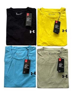 Herren Under Armour Kurzarm Rundhalsausschnitt T-Shirt Baumwolle Brustlogo - Neu mit Etikett