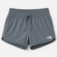 The North Face Women's Medium Gray Shorts Active Loose Fit for Hiking Climbing
