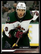 J.J. Moser 2023-24 Upper Deck #7 Arizona Coyotes