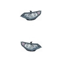 Halogen Scheinwerfer Set Links & Rechts H7/ H7 FüR Honda Civic Ix