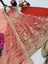 Pakistani Indian Dress Wedding Party Wear Bollywood Anarkali Suit Salwar Kameez