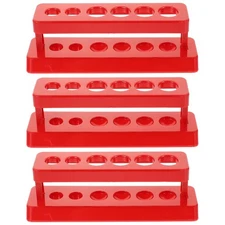 3 pcs Plastic Test Tube Rack, Detachable, Large Aperture 17mm, 15mm, for Scho...