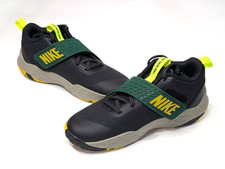 Nike Team Hustle D 12 GS Black/Bright Citron Kid's Sneakers-Size 5Y NWB HF6279