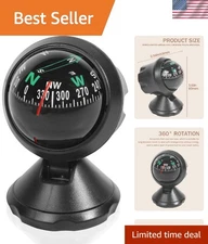 Compact ABS Compass Ball for Cars & Boats - Easy-to-Read Navigation