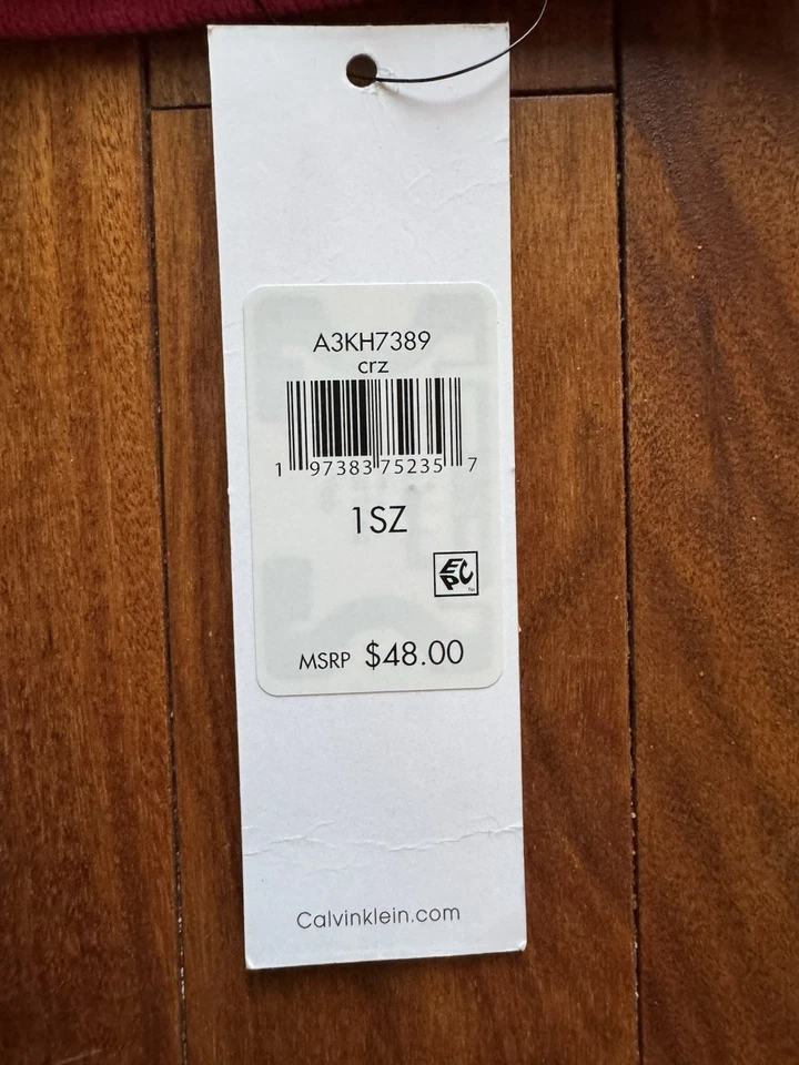 Calvin Klein Toboggan Beanie Women Pink - Image 3 of 3