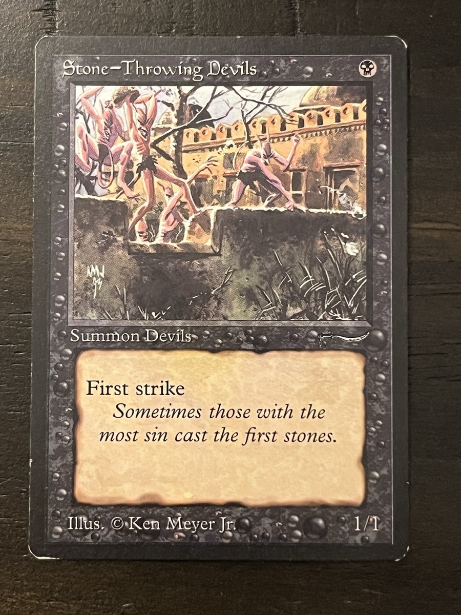 Magic The Gathering: Stone-Throw- Devils- Arabian Nights MTG English TCG |  eBay