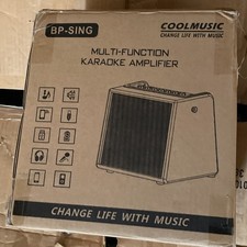 Coolmusic Professional Karaoke Machine Guitar Amplifier with 1 Microphone