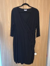 Charter Club Woman Lined Little Black Dress Plus-size 2X Polyester/spandex