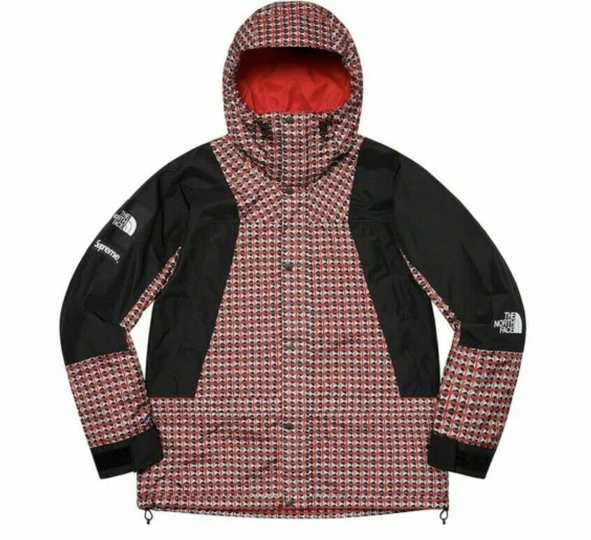 NEUVE AVEC ÉTIQUETTES veste cloutée lumière de montagne Supreme The North Face GRANDE