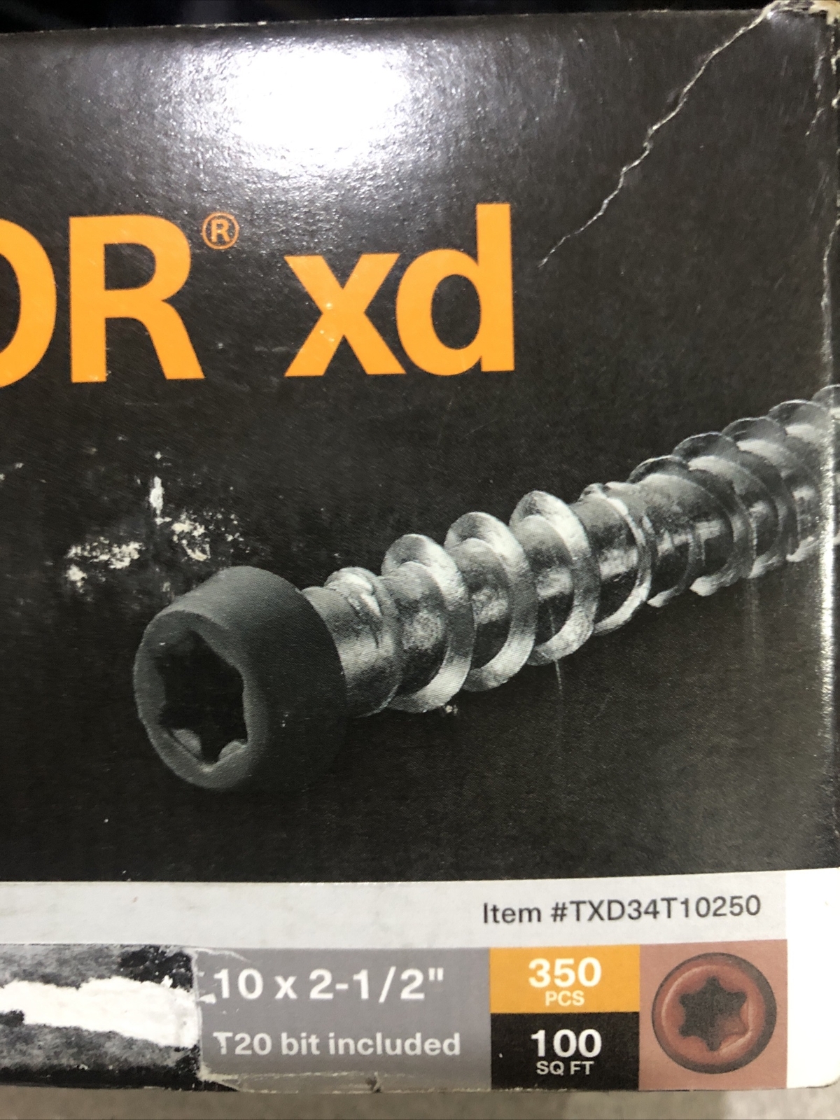 Starborn 350 Piece CAPTOR XD 34 BROWN 305 Stainless Screws 10 X 21/2