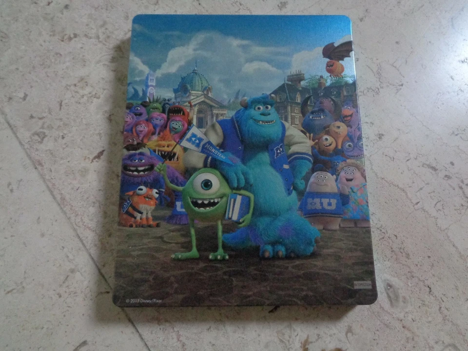 MONSTERS INC & MONSTERS UNIVERSITY 3Disc Blu-ray SteelBook DOUBLE FEATURE DISNEY - Image 2 of 4