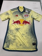 Adidas New York Red Bulls 23/24 Home Jersey Yellow HI1868 Men’s Size XS