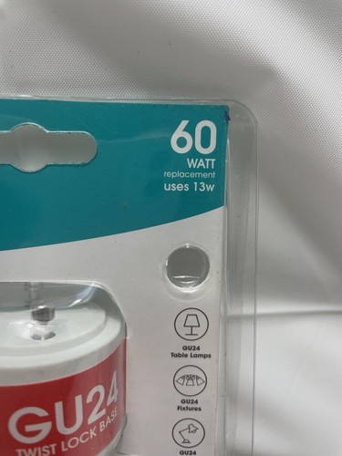 Feit Electric T3 Spiral Non-Dimmable GU24 Base Compact Fluorescent CFL 60W - Picture 3 of 7