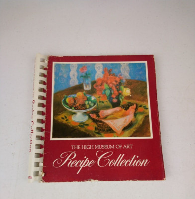 VTG 1981 The High Museum Of Art Recipe Collection Cookbook Atlanta GA