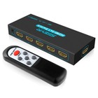 SGEYR Switch Hdmi 4k Switch Hdmi 4k 5 Entrées 1 Sortie Switch Hdmi avec Telec...