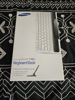 Samsung Galaxy Tab 2 7.0 Keyboard Dock (EKD-K11AWEGXAR) White Brand New