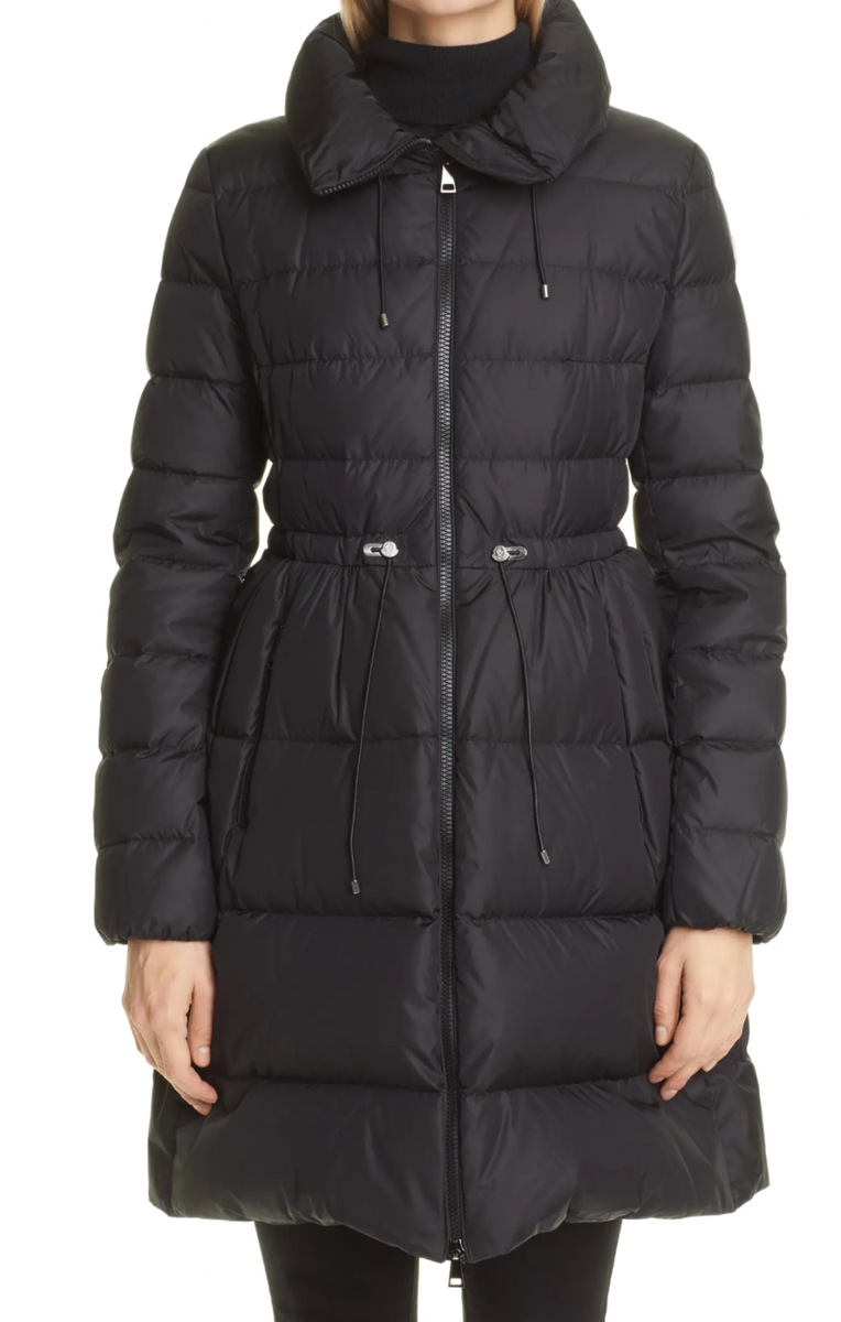 Moncler Womens Black Malban Coat V4808 Size 0 Moncler XS US Moncler Womens Black Malban Coat V4808 Size 0 Moncler XS US