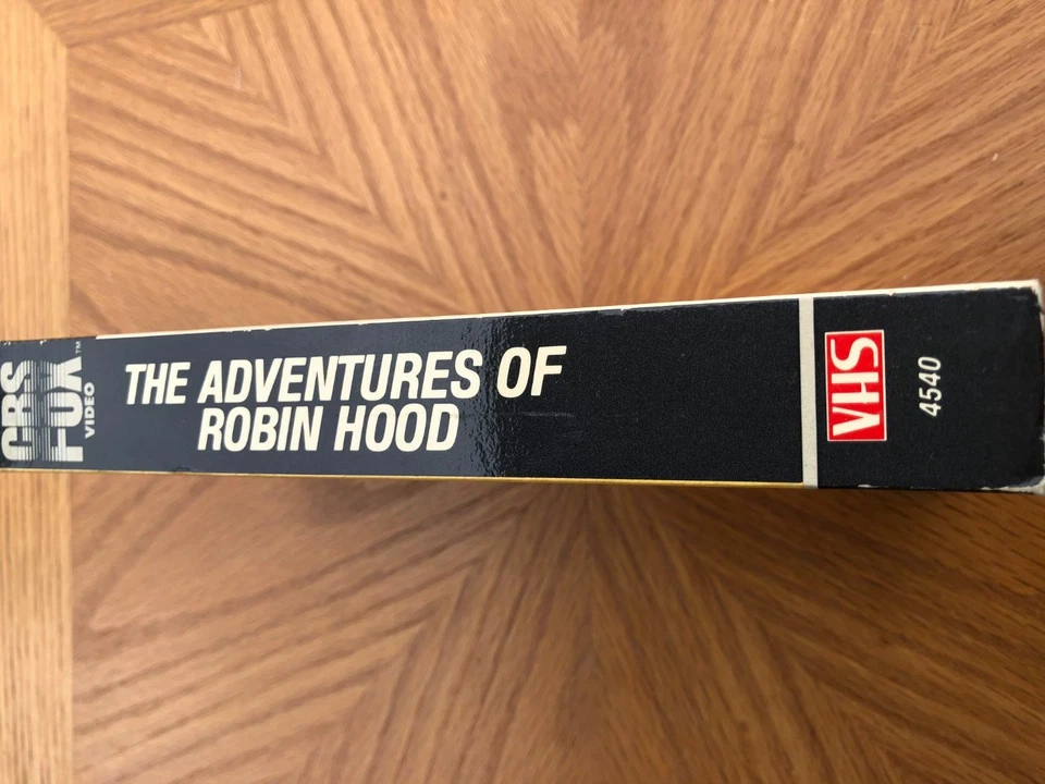 The Adventures Of Robin Hood VHS VCR Video Tape Used Errol Flynn CBS FOX  Foto 3 de 4