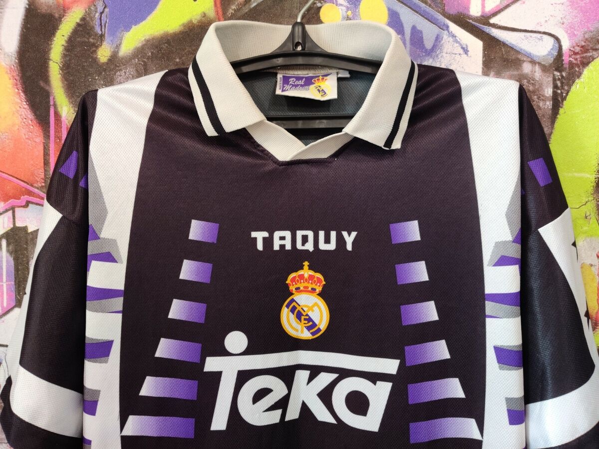 Real Madrid Spain 1997 1998 Third Football Shirt Soccer Real Madrid Spain 1997 1998 Third Football Shirt Soccer