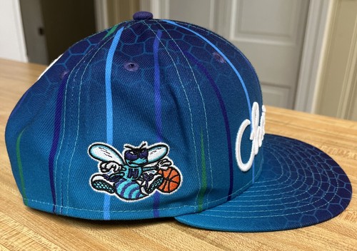 New Era Charlotte Hornets NBA 75th Anniversary 9FIFTY SnapBack Hat Cap OSFM - Picture 3 of 7