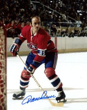 JACQUES LEMAIRE SIGNED 8x10 PHOTO MONTREAL CANADIANS LEGEND RARE BECKETT BAS