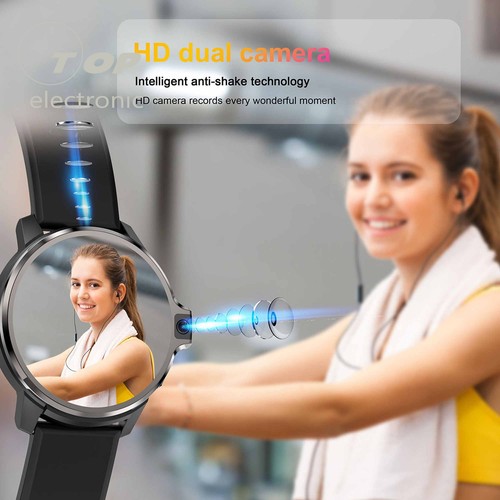 DM30 1.6 Inch Dual Camera 4G Men Smart Watch Android 9.1 WIFI GPS 4G+64GB - Bild 9 von 15