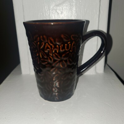 Dark Brown Kahlua Coffee Bean Mexican Liqueur 20 oz. Coffee/Tea Cup/Mug 