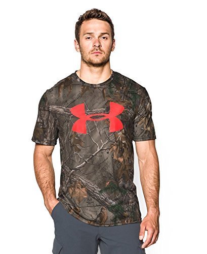 *Under Armour Mens UA Tech™ Logo Camo Short Sleeve Tee Shirt, RealTree AP-XTRA - Picture 1 of 1