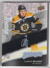 2017-18 Upper Deck MVP Super Script #232 Charlie McAvoy /25 Rc