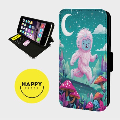 YETI MONSTER RUNNING - Kunstleder Flip Handyhülle - iPhone/Samsung