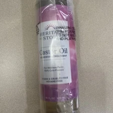 Heritage Store Castor Oil 16 fl oz 480 ml Cruelty-Free, EcoFriendly, Hexane-Free