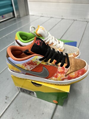 Size 8.5- Nike SB Dunk Low Street Hawker 2021 | eBay