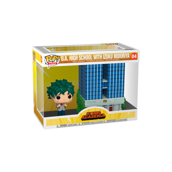 48168 Town Pop! My Hero Academia - Deku En Uniforme Con Escuela U.a.