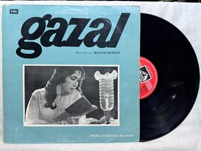 Gazal LP Vinyl Record Madan Mohan Rare 1965 Bollywood Hindi Movie Ost Indian EX