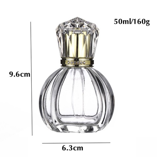 Refillable Crystal Clear Perfume Atomizer Empty Glass Spray Bottle Containers AU - Picture 10 of 12