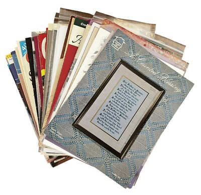Cross Stitch Leaflets Magazines Variety Alphabetical A - C - Select at Drop Down
