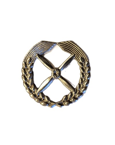 UNISSUED EAST GERMAN ARMY OFFICER HAT \ CAP PIN - Picture 1 of 2