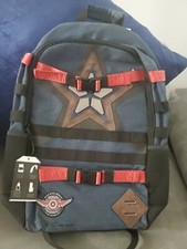 Falcon and the Winter Soldier Captain America Backpack Book Bag Bioworld-NWT