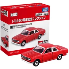 Takara Tomy Tomica 50th Anniversary 01 Nissan Bluebird SSS Coupe Metal Toy Car