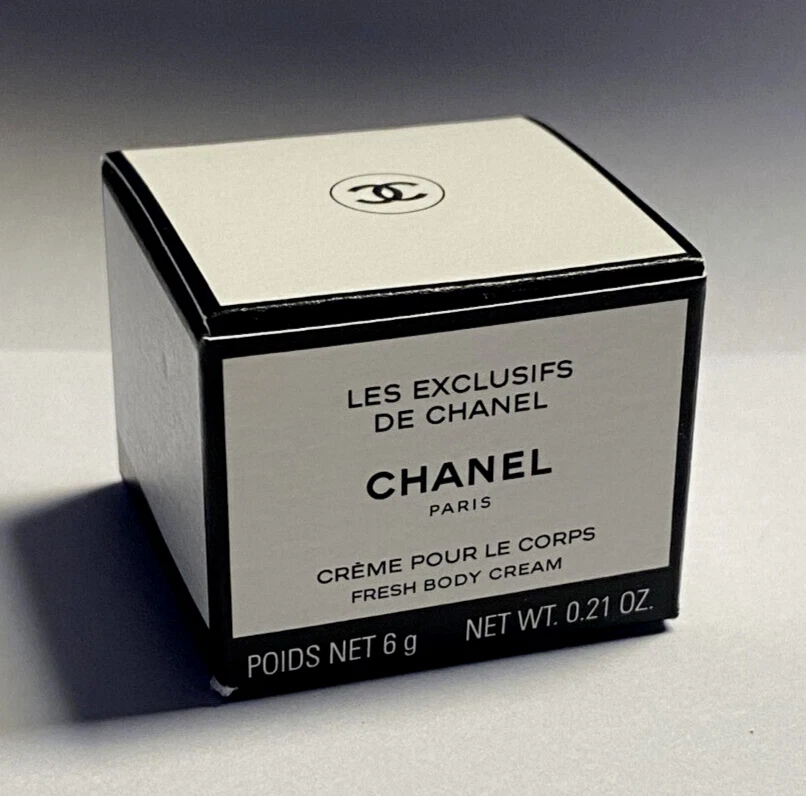 Chanel Paris Les Exclusifs De Chanel Fresh Body Cream 6g/0.21oz Brand New