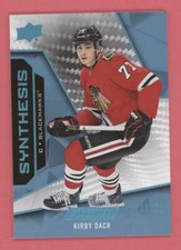 Kirby Dach 2019-20 Upper Deck Engrained SYNTHESIS BLUE Rookie /50 CANADIENS