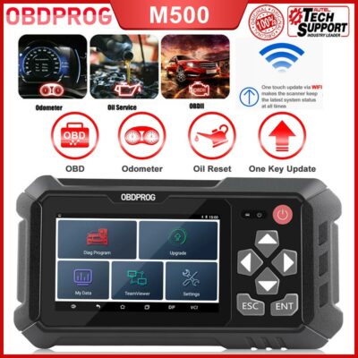 OBDPROG M500 OBD2 Code Reader Odometer Correction Adjustment Diagnostic Mileage