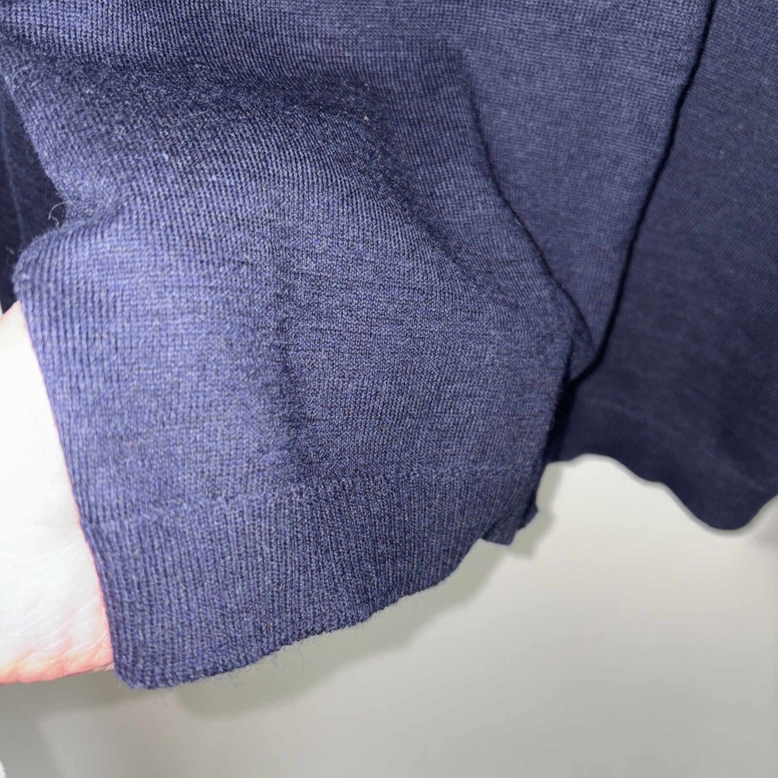 Pendleton  Wool Turtle Neck Sweater Navy Blue Siz… - image 5