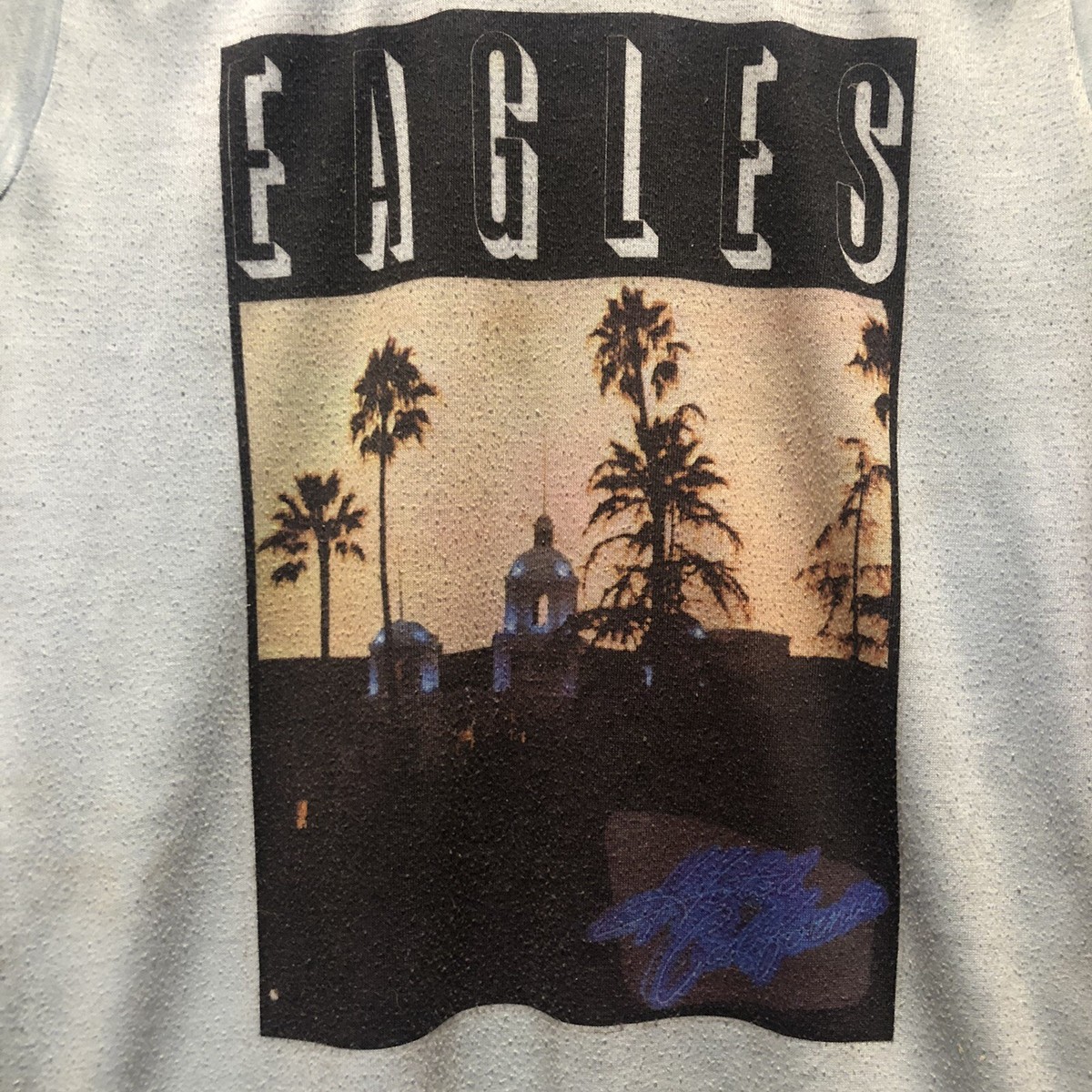 Vintage 70s Eagles Hotel California Shirt 80s Band Size XS