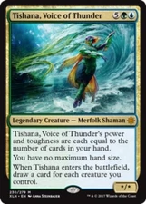 1 x Tishana, Voice of Thunder - Ixalan - Light Play - MTG