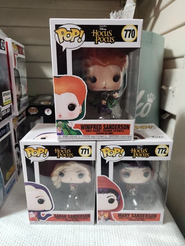 Funko Pop! Hocus Pocus Winifred #770 Sarah #771 Mary #702 Sanderson Sisters