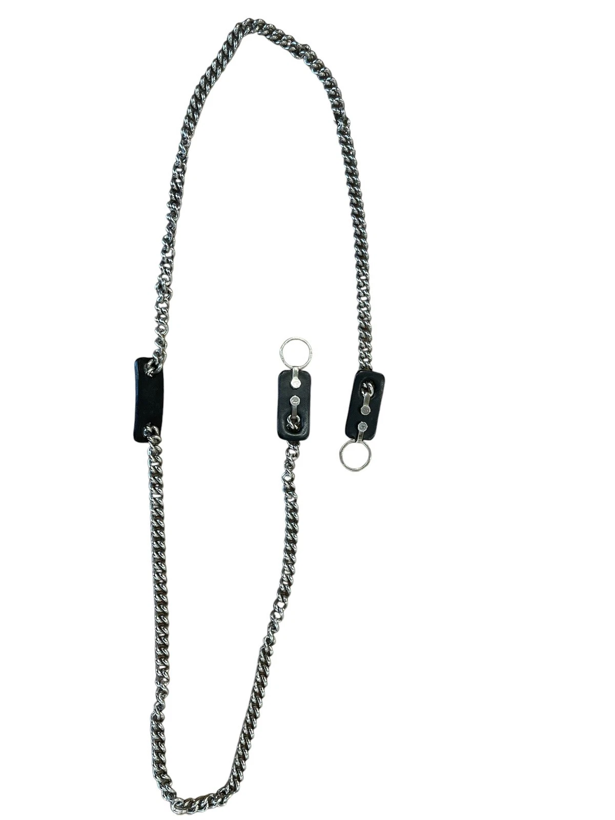 04SS Dior Homme Wallet/bag Chrome Chain By Hedi Slimane Heart