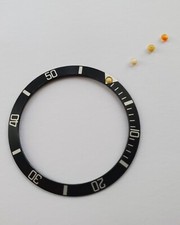 Vintage Rolex 5513 1680 7928 Bezel Insert Acrylic Plastic Lumed Pearl Pip Pick 1